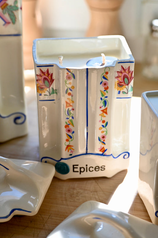 Pot à épices - Épices fleurs