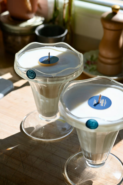 Coupe à glace en verre