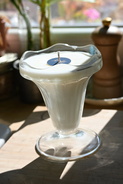 Coupe à glace en verre