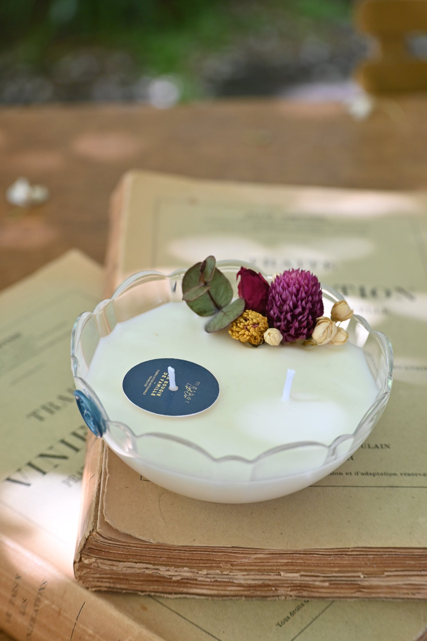 Petite coupelle pétale et fleurs séchées