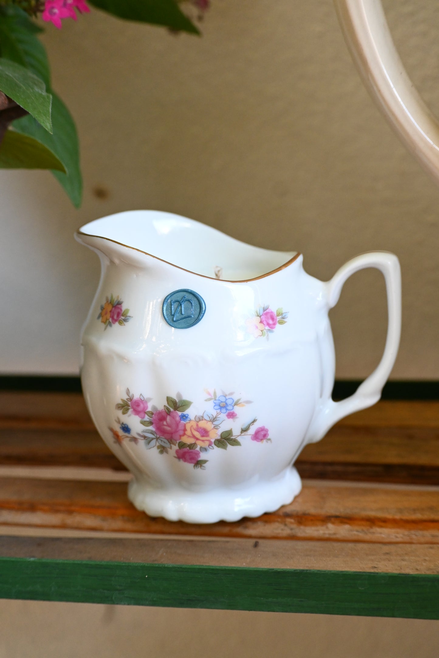 Pot à lait petites fleurs