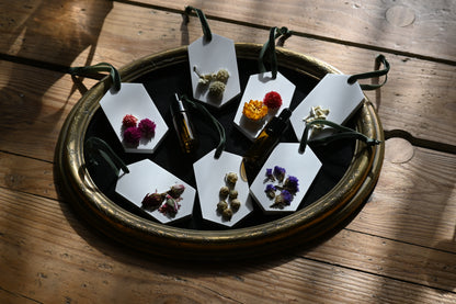 Tablette - Fleurs blanches