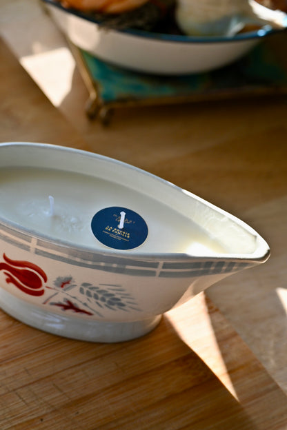 Saucier rose et bleu