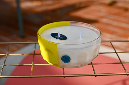 Coupelle verre - Jaune