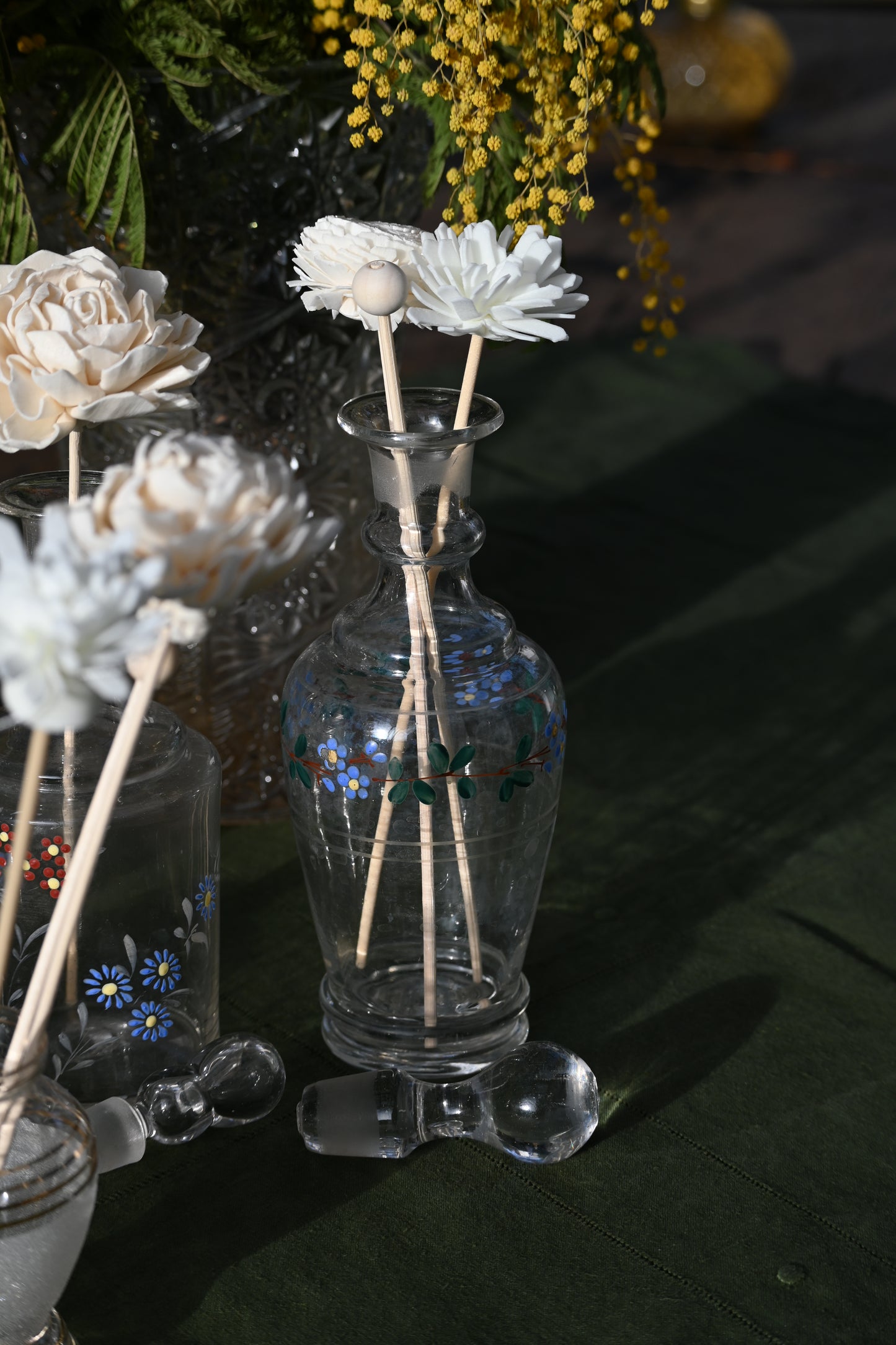 Soliflore verre fleuri