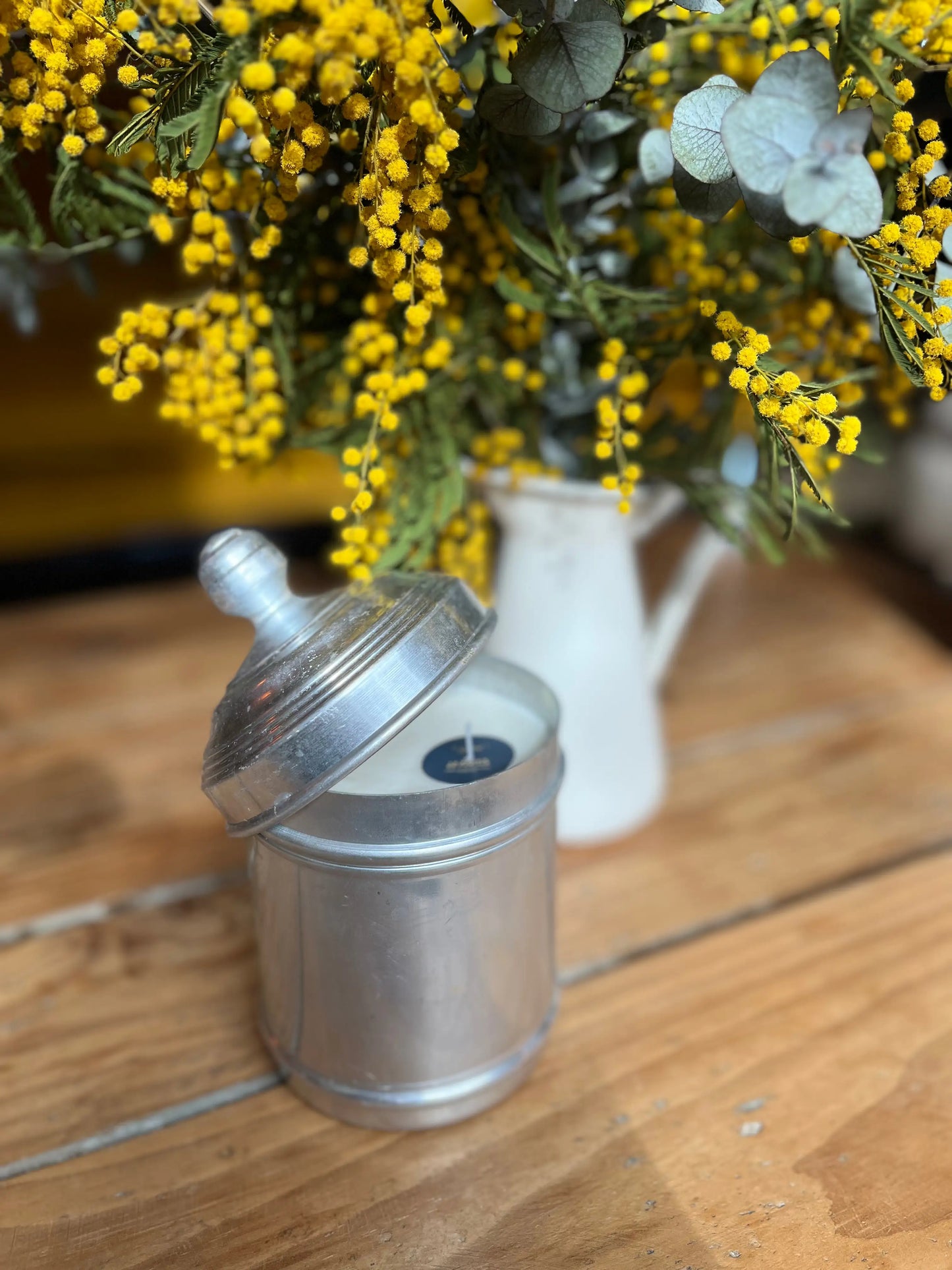 Pot vintage en aluminium